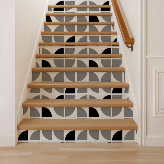 Designs Direct Mod Geo Crescents Peel & Stick Wallpaper